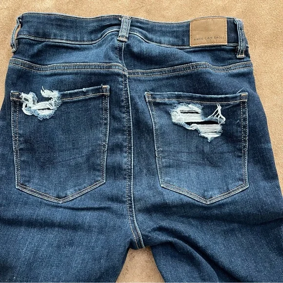 American Eagle Next Level Stretch High Rise Skinny Jeans Size 4 - Picture 7 of 16